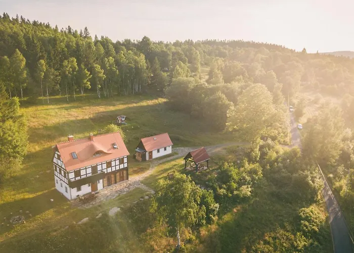Izerski Horyzont - Dom Z Balia W Lesnej Perspektywie Ferienhaus *