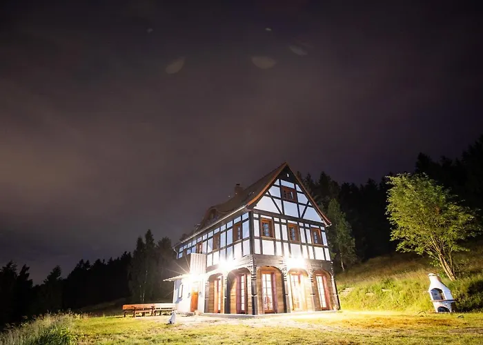 Izerski Horyzont - Dom Z Balia W Lesnej Perspektywie Ferienhaus *