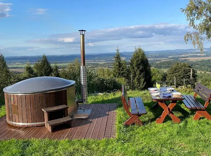 Izerski Horyzont - Dom Z Balia W Lesnej Perspektywie Ferienhaus Kopaniec